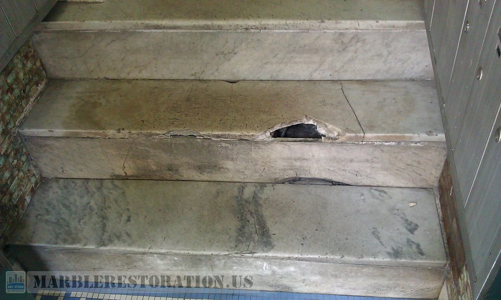 Steps Repair and Replacement before Restoration