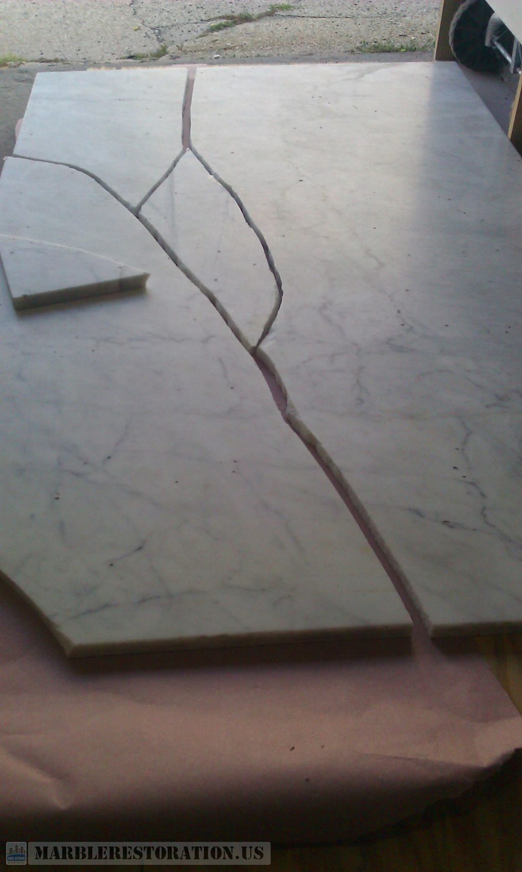 Broken Rectangular Worktop