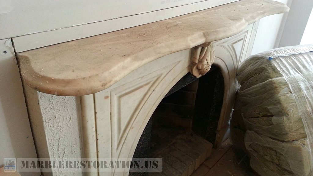 Brownstone House Мantelshelf after Restoration