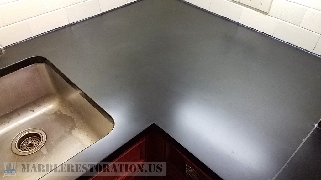 Cleaned Slatestone Countertop