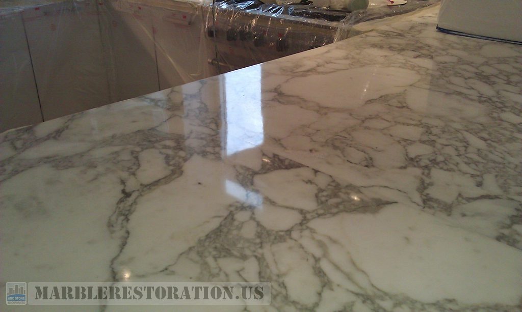 Cloudy Joint On Counter Flattening Appearance Shining