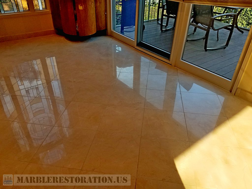 Dining Floor After Restoration