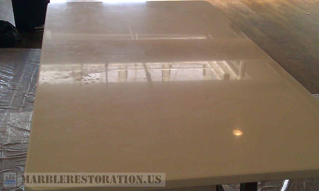 Dupont Counter Kitchen Island Restoration