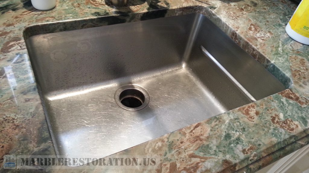 Fallen Sink Installation