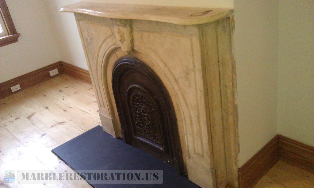 Fireplace Before Touch Ups