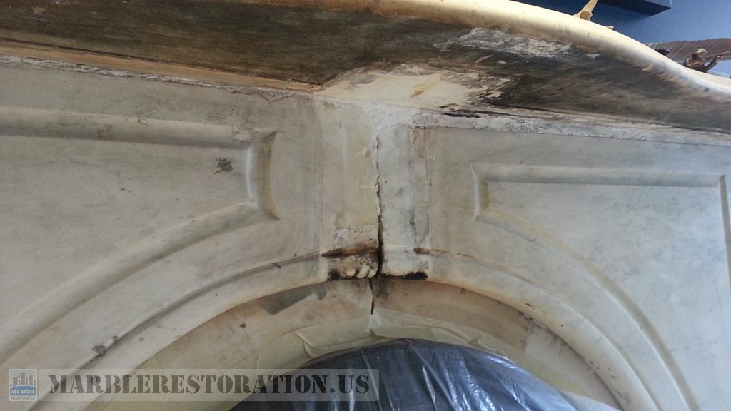 Fireplace Keystone Before Attaching