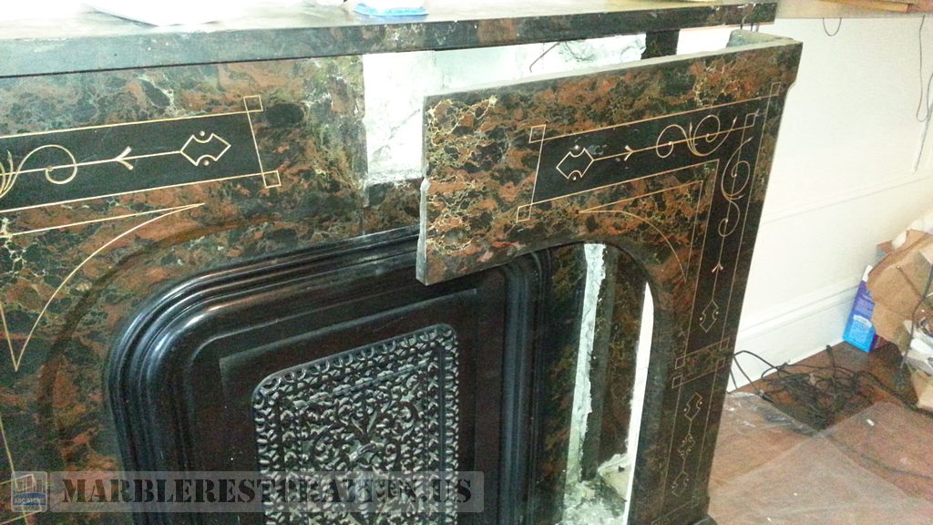 Fireplace Mantelpiece Falling Apart