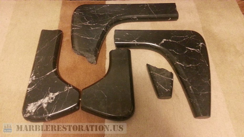 Glass Top Wreck Table Broken Legs Makeover
