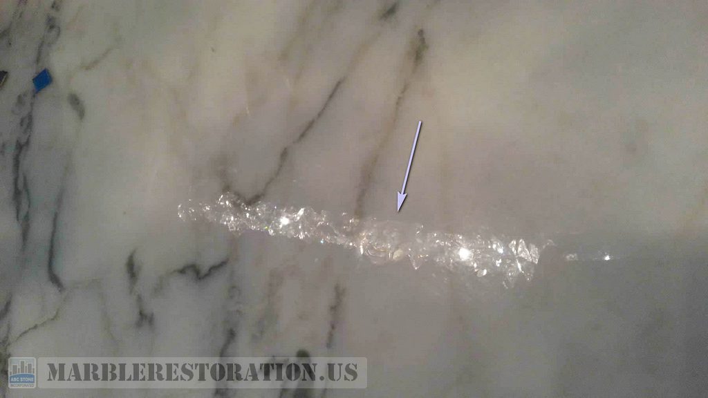 Gouge Repair On Polyester Glazied Coating
