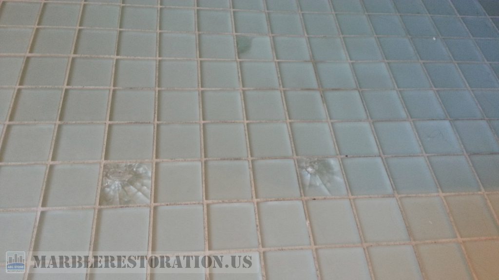 Gouged Mosaic Glass Tiles Replacement