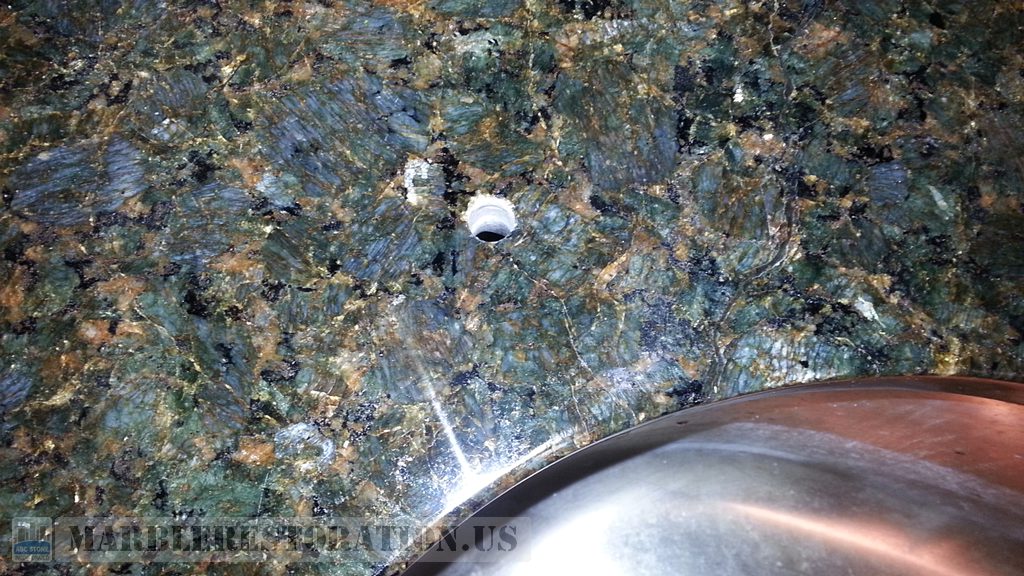 Kitchen Ubatuba Water Pipe Hole Drilling
