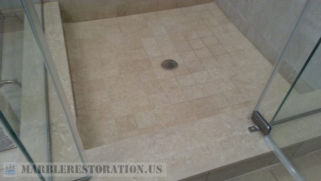Mold Removal from Shower Floor Tiles