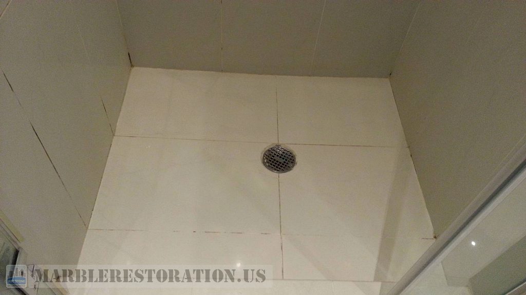 Porcelain Shower Floor And Walls Regrouting