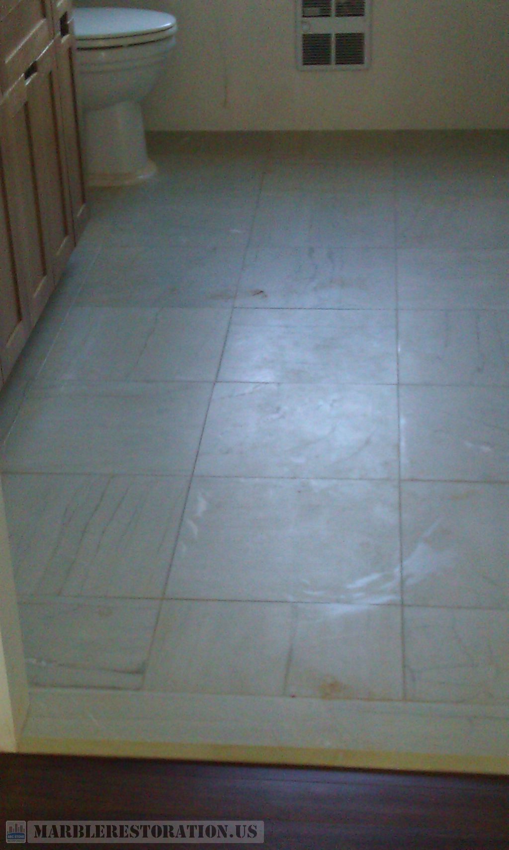 Post Construction Dirty Bathroom Floor