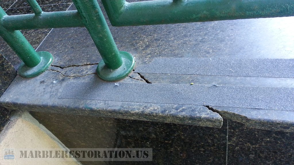 Ubatuba Granite Porch Separation On Edge Repair