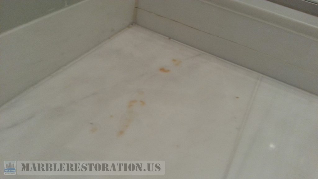 Stain Removal from Shower Floor